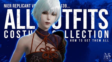 nier replicant clothing|different alt outfits in nier.